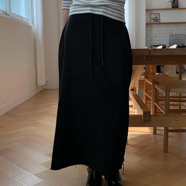 Momont Decki Banding Long Skirt