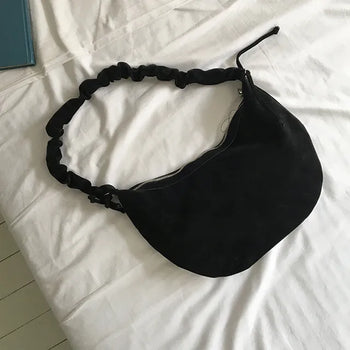 Borel Shirred Hobo Shoulder Bag