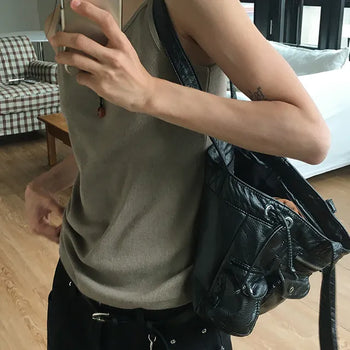 Vanir Vintage Pocket Shoulder Bag