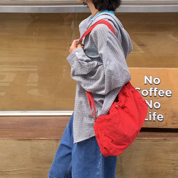 Faadi String Pocket Shoulder Crossbody Bag