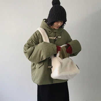 Owdder Mink Fur Crossbody Bag