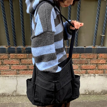 Rochen Cotton Big Crossbody Bag