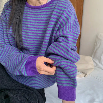 Simone Washable Oversized Striped Knit