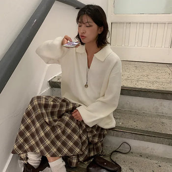 Nube Collar Oversized Wool Knit