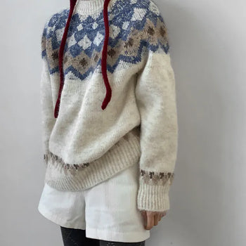 Radel Loose Fit Nordic Pattern Knit