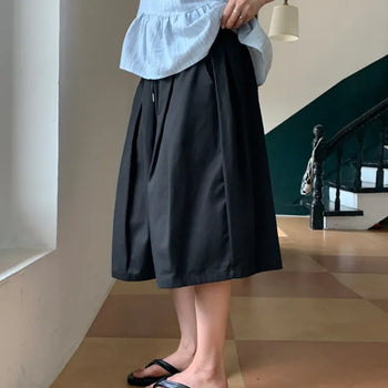 Zator Pintuck Banding Bermuda Shorts