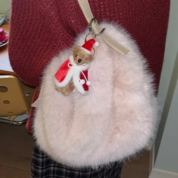 Zikel Santa Bear Couple Keyring