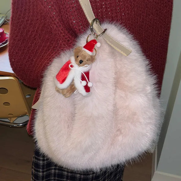 Zikel Santa Bear Couple Keyring