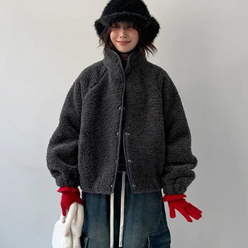Mia-ro frill knit gloves