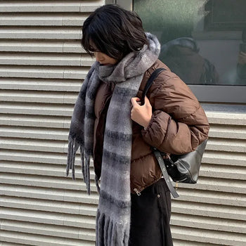 Tael Mix Striped Hair Scarf