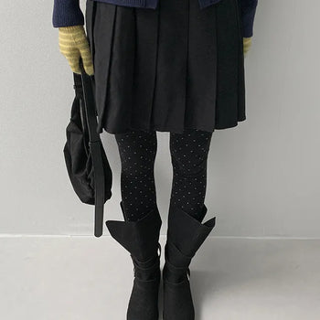Caroline Dot Knit Leggings