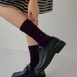 Lure Color Ribbed Socks