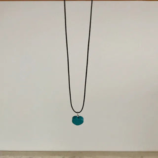Meoyui Heart Gemstone Knot Necklace