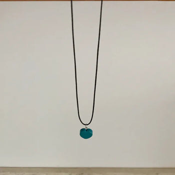Meoyui Heart Gemstone Knot Necklace