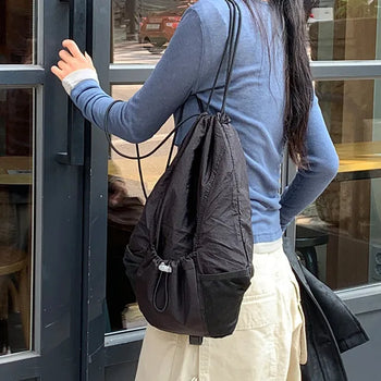 Sugarble String Bucket Backpack