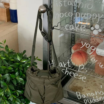 Cashmere Cat Two-Pocket Crossbody Bag