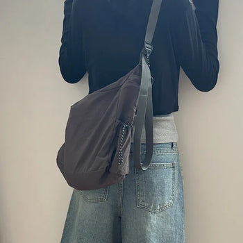 Motte String Nylon Crossbody Bag