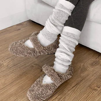 Ribeon Tumble Ribbon Mary Jane Flat Shoes