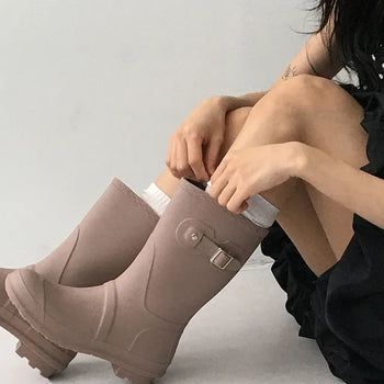 Naren Buckle Rain Boots