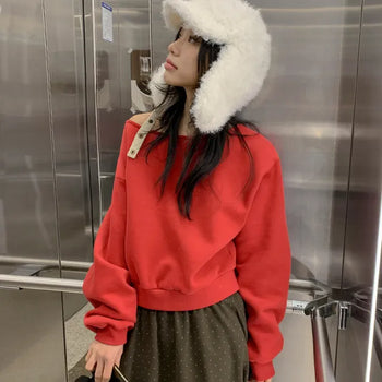 Conia boucle earflap hat