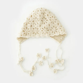 Nirui Flower Knit Beanie