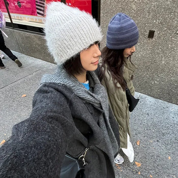 Revrie Angora Knit Beanie