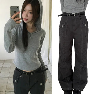 Open D-Ring Line Pants