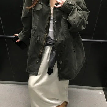 *Unisex* Pigment Midi Field Jacket