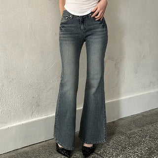 Netini Spandex Bootcut Washed Denim