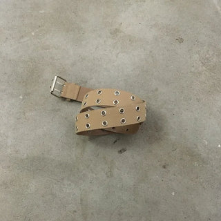 Eyelet Suede Belt