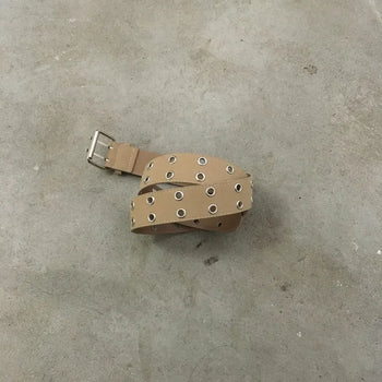 Eyelet Suede Belt