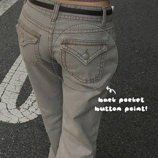 Cation Low-Rise Bootcut Pants
