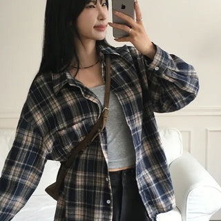 Vent Loose Fit Check Shirt