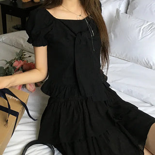 Forefront Ribbon Frill Blouse