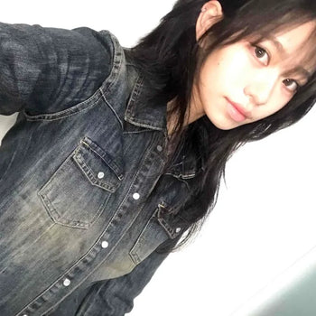 Vintage Washed Double Pocket Snap Denim Shirt