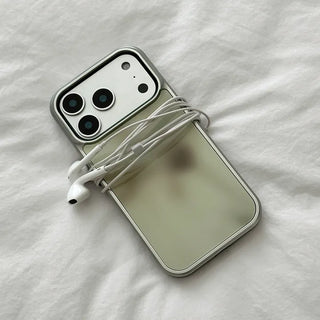 Veil Blossom Non-fading MagSafe Glass Silver Bumper Spring New Arrival Case