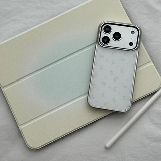 Mint Citrus iPad Pro Air Tablet Detachable Front Smart Cover Case