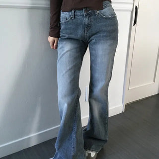 Grayish Low Bootcut Denim
