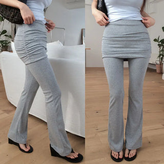 Rudisole Cover Shirred Bootcut Pants