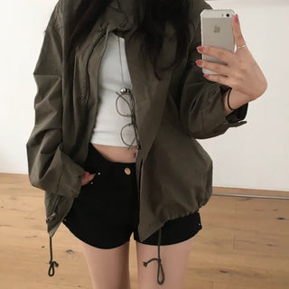 Ain Cotton A-Line Shorts