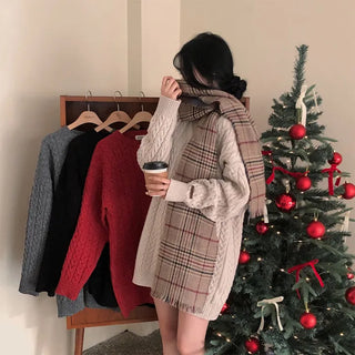 First Love Cable Knit Dress