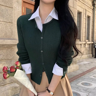 Swen Ribbed Round Cardigan