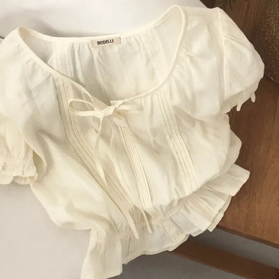 Roa Frill Short Sleeve Blouse