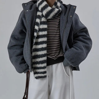 Milter Hooded Two-Way Jumper