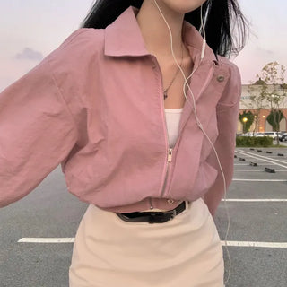 Bubble Hidden Crop Field Jacket