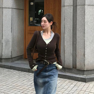 Recipe Long Sleeve Cardigan