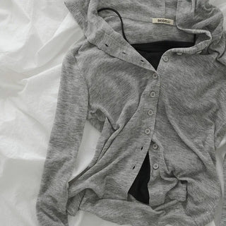 Poco Delicate Fit Hooded Cardigan