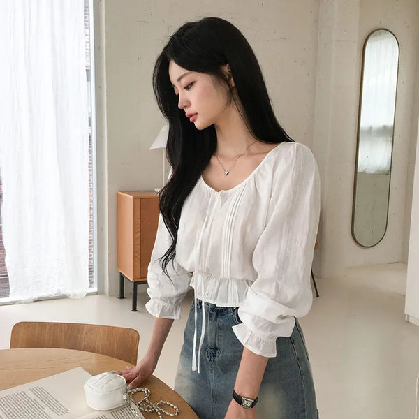 Roa Frill Long Sleeve Blouse
