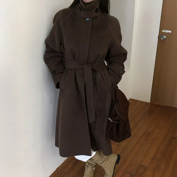Grande Handmade Wool Long Coat