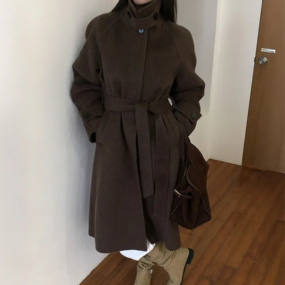 Grande Handmade Wool Long Coat